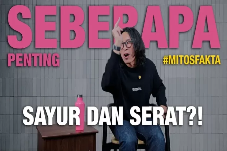 Dr. Tirta Bongkar Rahasia Sehat, Jangan Sepelekan Sayur lalu Serat!